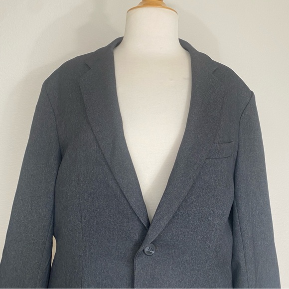 NWOT NEW Bluffworks Men's Gotham Gray Classic Fit Gramercy Blazer Size 44R - Picture 5 of 16
